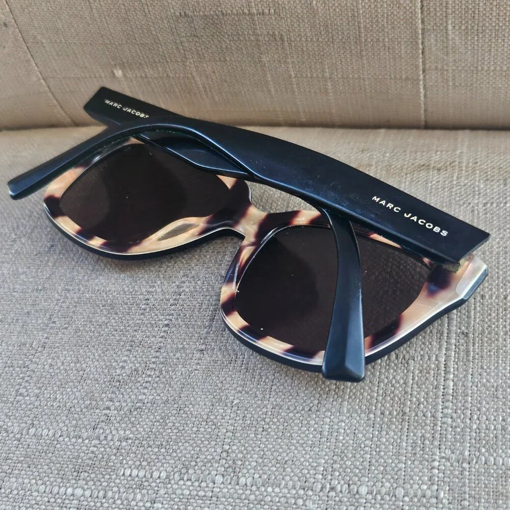 Marc Jacobs Women's Glasses Marc229/S Black Square Sunglasses - Picture 8 of 16